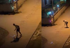 Sevgilisine özür mesajını suyla sokağa yazdı; benzin sanıp polisi aradılar
