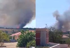 Yunanistan'da orman yangını