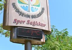 Adana'da sıcaklık 47 dereceyi buldu