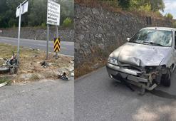 Karasu’da otomobille çarpışan elektrikli bisikletin sürücüsü öldü