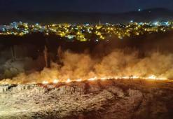 Diyarbakır'da örtü yangını