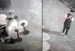 İşletmenin masalarını deviren alkollü kişi, güvenlik kameralarına dönüp özür diledi