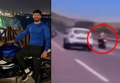 Sosyal medya ünlüsünün öldüğü motosiklet kazası kamerada
