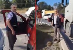 Arnavutköy'de tartıştığı kamyon şoförünün üzerine bıçakla yürüdü