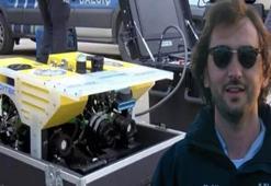 Teknesi parçalanmış halde bulunan iş insanı insansız su altı robotu ile aranıyor