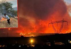 Manisa'da tarlada çıkıp makilik alana sıçrayan yangın 16 saatte kontrol altına alındı