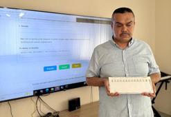 Görme engelli öğretmenden yerli iletişim cihazı