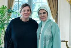 Emine Erdoğan, Gürcistan Devlet Başkanı'nın eşi Tamar Bagrationi ile bir araya geldi