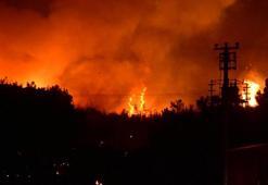 İzmir'de minibüste çıkan yangın ormana sıçradı: 3 gözaltı