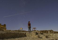 Tarihi Zerzevan Kalesi'nde Perseid meteor yağmurunu izlediler