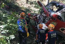 Orman yangınına giden arazöz uçuruma yuvarlandı; 1 şehit, 5 yaralı