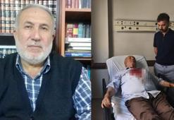 Kavgayı ayırmak isteyen imamı yumrukladı