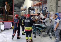 Bentonit fabrikasında makineye sıkışan işçi ağır yaralandı