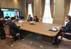 Cevdet Yılmaz, çevrim içi gerçekleştirilen 'Gönüllüler Koalisyonu Liderler Zirvesi'ne katıldı