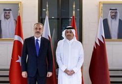 Bakan Fidan, Katar Başbakanı El Sani ile bir araya geldi