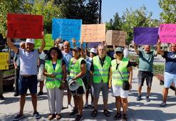 Saros’un Erikli köyü sahilinde kanalizasyon atıklarının denize döküldüğü iddiası