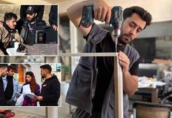 Gündüz mobilya atölyesinde, akşam film setinde