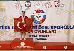 Muğlalı özel sporcu Elif'ten 3 madalya