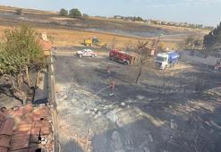 Tekirdağ'da ot yangını kontrol altında