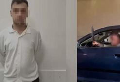 Ankara'da trafikte döner bıçaklı tehdide tutuklama