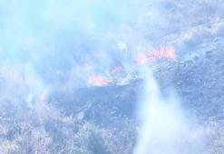 Eyüpsultan’da elektrik trafosundan çıkan yangın ağaçlık alana sıçradı