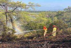 Muğla'daki ormanı yangını 2,5 saate kontrol altına alındı