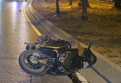 Devrilen motosiklet 90 metre sürüklendi: 1 ölü, 1 yaralı