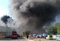 Gaziantep’te geri dönüşüm fabrikasında yangın
