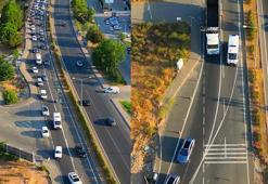 Ambulans sireni duyuldu, sürücüler fermuar sistemiyle yol açtı