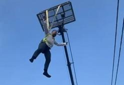 Damadı vinçle havaya kaldırıp, çiftetelli oynattılar