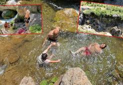 880 kilometre mesafeden 'şelale' serinliğine geldiler