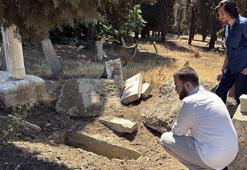 Tekirdağ'da defineciler, 18'inci yüzyıla ait mezarı tahrip etti