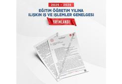 MEB'den 2025-2026 eğitim ve öğretim yılına ilişkin genelge