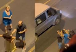 Kuşadası'nda tartıştığı 2 kadını darbetti; o anlar kamerada