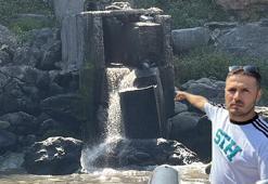 Amasra'da kanalizasyon suyunun denize akmasına tepki