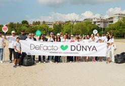 DeFacto, Aras Kayretli ile Yeşilköy Sahili’nde çevre temizliği gerçekleştirdi