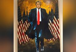 Trump'ın yeni portresi Beyaz Saray'a asıldı