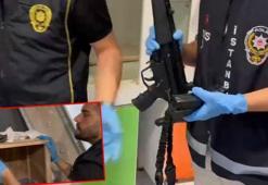 Bağcılar'da operasyon yapılan iş yerindeki kümeste el bombası ve silahlar bulundu