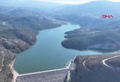 'Su şehri' Bursa'nın 35 günlük suyu kaldı; kuruyan Nilüfer Barajı dronla görüntülendi