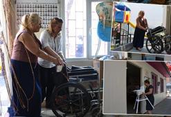 Kadın muhtarın mahallesinde ihtiyaç dışı eşyalar komşulara hediye ediliyor