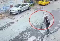 Beyoğlu’nda hastaneye giden kadını gasbetti; o anlar kamerada