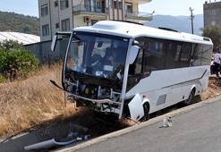 Midibüs şarampole düştü: 9 yaralı