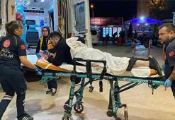 Kavga eden çifti uyaran güvenlik görevlisi bacağından bıçaklandı