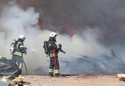 Erzurum'da kayak merkezindeki kafeteryada yangın