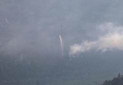 Denizli'deki orman yangını 2'nci gününde; kontrol altına alındı