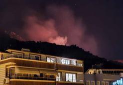 Marmara Adası'nda orman yangın