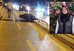 Hafif ticari araçla çarpışan motosikletteki anne öldü, kızı ağır yaralandı