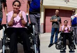 Engelli Nisanur’un akülü tekerlekli sandalye hayali de gerçek oldu