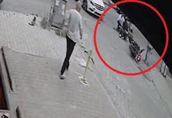 Otomobilin çarptığı motosikletteki sevgililer yaralandı