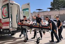 3’üncü kattan asansör boşluğuna düşen işçi yaralandı